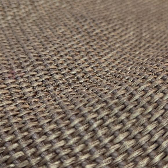 Tano Woven Brown Large Shoulder Bag With Leather Straps And Accents - Picture 6 of 16